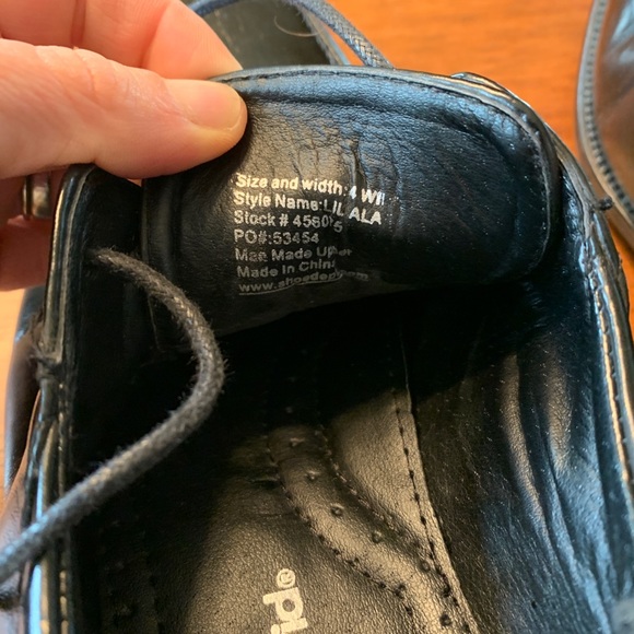 Boys black dress shoes - Picture 6 of 6